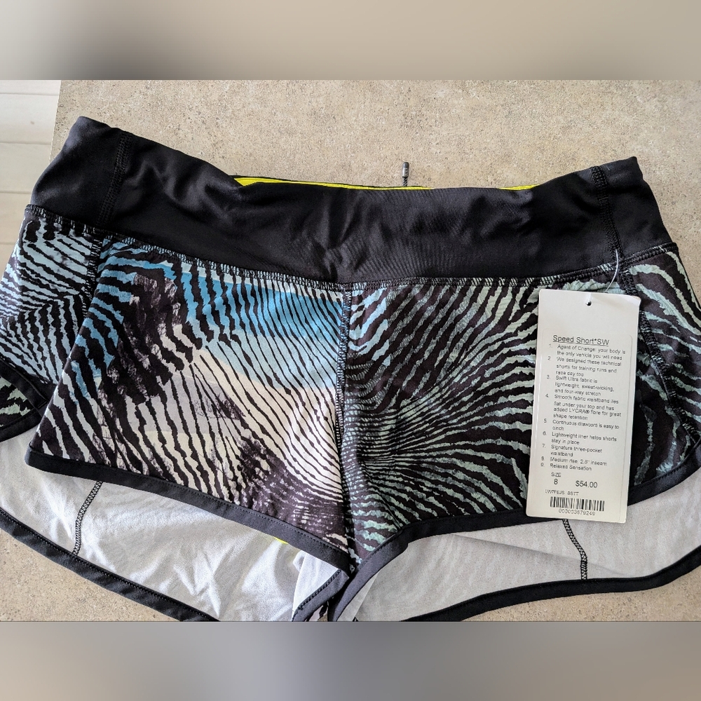 Lululemon Speed Short. Seawheeze Limited Edition.